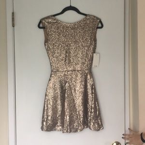 Tobi NWT Short Sequin Dress